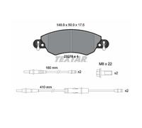 Textar 2327601 Jeu De Plaquettes De Frein À Disque Avant Pour Citroën C5 I DC