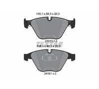 TEXTAR 2331303 Kit de plaquettes de frein, frein à disque pour BMW