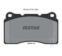 TEXTAR 2332501 Kit de plaquettes de frein, frein à disque pour CADILLAC,FORD,FOR