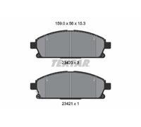Jeu de garnitures de frein TEXTAR 2342006, Vorne