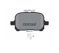Textar 2351302 Plaquettes de Frein Disque Avant pour Toyota Avalon Camry