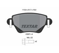 TEXTAR 2355702 Kit de plaquettes de frein, frein à disque pour CHANA,FORD (CHANG