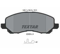 TEXTAR 2358403 Kit de plaquettes de frein, frein à disque pour CHRYSLER,DODGE,JE