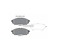 TEXTAR 2369801 Plaquettes de frein avant pour Qashqai NP300 Murano G FX Koleos P