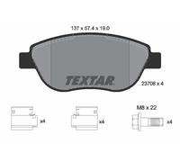 TEXTAR 2370803 Plaquettes de frein