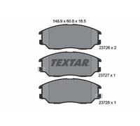 TEXTAR 2372601 Plaquettes de freins Avant pour HYUNDAI TERRACAN (HP)
