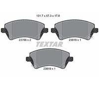 TEXTAR 2376601 Kit de plaquettes de frein, frein à disque pour TOYOTA