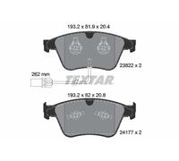 TEXTAR 2382201 Kit de plaquettes de frein, frein à disque pour BENTLEY