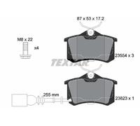 TEXTAR 2382301 Kit de plaquettes de frein, frein à disque pour SEAT,VW