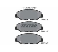 TEXTAR 2386801 Kit de plaquettes de frein, frein à disque pour ACURA,HONDA,HONDA