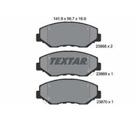 TEXTAR 2386801 Plaquettes de freins Avant pour HONDA CIVIC X Schrägheck (FC, FK)