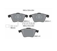 Textar 2391301 Plaquettes de Frein Disque Avant pour VW Golf VI Seat Leon Audi
