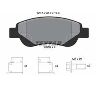 TEXTAR 2395901 Kit de plaquettes de frein, frein à disque pour CITROËN,GEELY,GLE