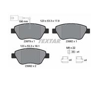 Textar 2397901 Plaquettes de Frein Disque Avant pour Fiat Grande Punto 500