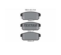 Plaquettes de frein 2404001 TEXTAR pour SUZUKI NISSAN