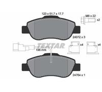 TEXTAR 2407202 Plaquettes de freins Avant pour FORD KA (RU8) pour FIAT 500 (312)