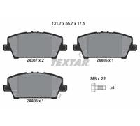 TEXTAR 2408701 Kit de plaquettes de frein, frein à disque pour HONDA