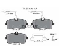 TEXTAR 2417501 Plaquettes de freins Avant convient pour PEUGEOT 407 (6D)