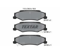 TEXTAR 2419701 Kit de plaquettes de frein, frein à disque pour CADILLAC,CHEVROLE