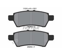 TEXTAR 2424001 Kit de plaquettes de frein, frein à disque pour NISSAN