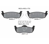 TEXTAR 2425801 Kit de plaquettes de frein, frein à disque pour JEEP