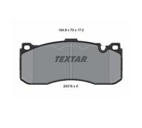Textar 2431601 Jeu De Plaquettes De Frein À Disque Avant Pour BMW E87 MINI R56