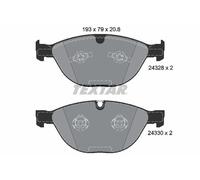 TEXTAR 2432801 Kit de plaquettes de frein, frein à disque pour BMW,JAGUAR