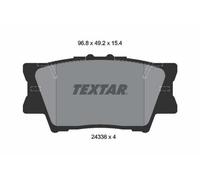 TEXTAR 2433801 Plaquettes de freins Arrière pour TOYOTA RAV 4 IV (ZSA4, ALA4)