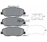 TEXTAR 2435101 Plaquettes de freins Avant pour HYUNDAI SANTA FÉ II (CM)