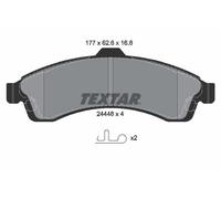 TEXTAR 2444801 Kit de plaquettes de frein, frein à disque pour BUICK,CHEVROLET,G