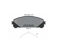 TEXTAR 2445201 Plaquettes de frein avant pour RX NX Highlander RAV4 Sienna Alpha