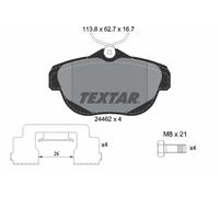 TEXTAR 2446201 Kit de plaquettes de frein, frein à disque pour CITROËN