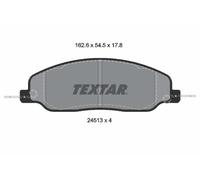 TEXTAR 2451301 Kit de plaquettes de frein, frein à disque pour FORD AUSTRALIA,FO