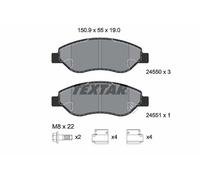 TEXTAR 2455001 Kit de plaquettes de frein, frein à disque pour OPEL,VAUXHALL