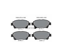 TEXTAR 2477801 Plaquettes de frein