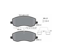Plaquettes de frein 2483901 TEXTAR pour CITROËN LANCIA PEUGEOT FIAT