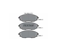 TEXTAR 2486401 Plaquettes de frein avant pour Epica Tosca
