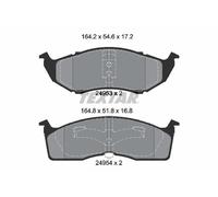 TEXTAR 2495301 Kit de plaquettes de frein, frein à disque pour CHRYSLER,DODGE,PL