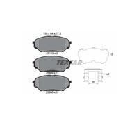 TEXTAR 2511901 Plaquettes de frein avant pour Hyundai ix55