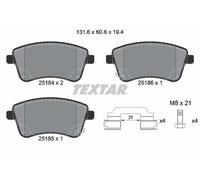Plaquettes de frein 2518401 TEXTAR pour KIA VENGA