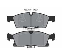 TEXTAR 2519201 Kit de plaquettes de frein, frein à disque pour MERCEDES-BENZ