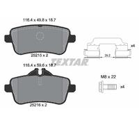 TEXTAR 2521501 Kit de plaquettes de frein, frein à disque pour BRABUS,MERCEDES-B