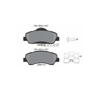 TEXTAR 2525001 Plaquettes de frein avant pour 308 301 C-Elysee C4