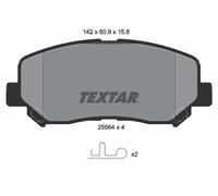 TEXTAR 2556401 Kit de plaquettes de frein, frein à disque pour CHRYSLER,DODGE,MA