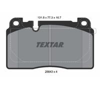 TEXTAR 2564305 Kit de plaquettes de frein, frein à disque pour AUDI