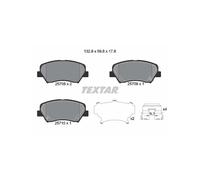 TEXTAR 2570801 Plaquettes de frein avant pour Cerato i30 Cee'D Ceed Elantra Velo