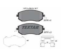 TEXTAR 2576001 Kit de plaquettes de frein, frein à disque pour SCION,SUBARU,TOYO