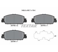 TEXTAR 2579201 Plaquettes de freins pour HONDA HR-V (RU) ACCORD VIII (CU)