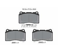 TEXTAR 2585001 Kit de plaquettes de frein, frein à disque pour ACURA,HONDA