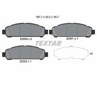 Textar 2599901 Kit de plaquettes de frein, frein à disque TOYOTA 044650T010